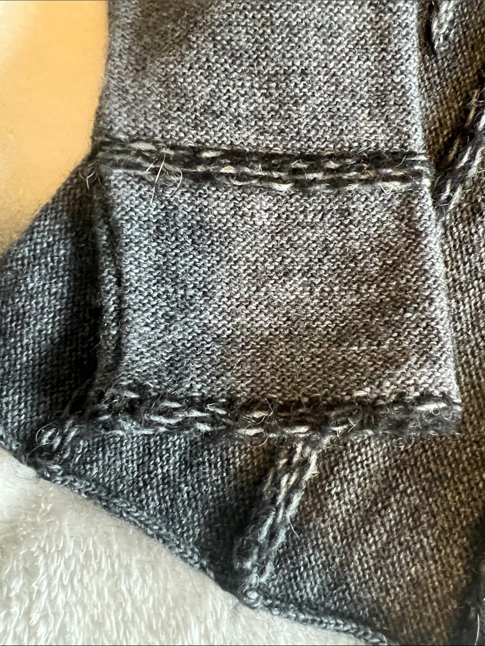 Joseph Ribkoff Y2K Gray Braided Knit Bell Sleeve Fur Collar Cardigan Sweater - Picture 4 of 12